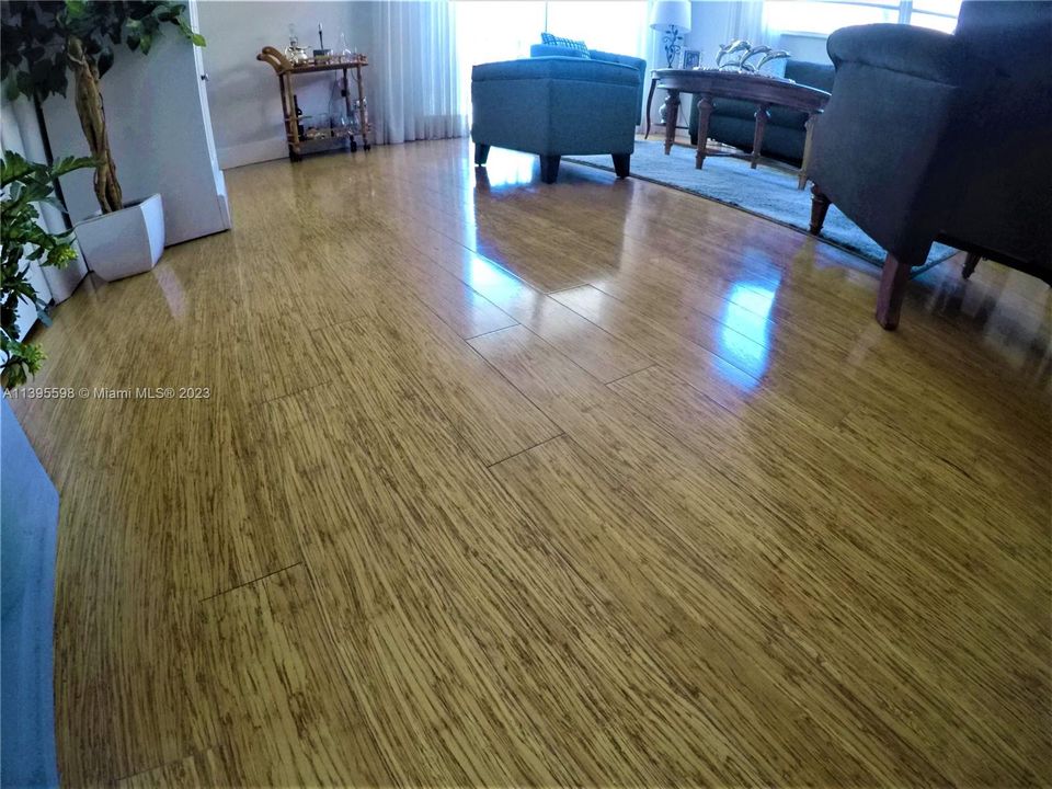 New bamboo floors