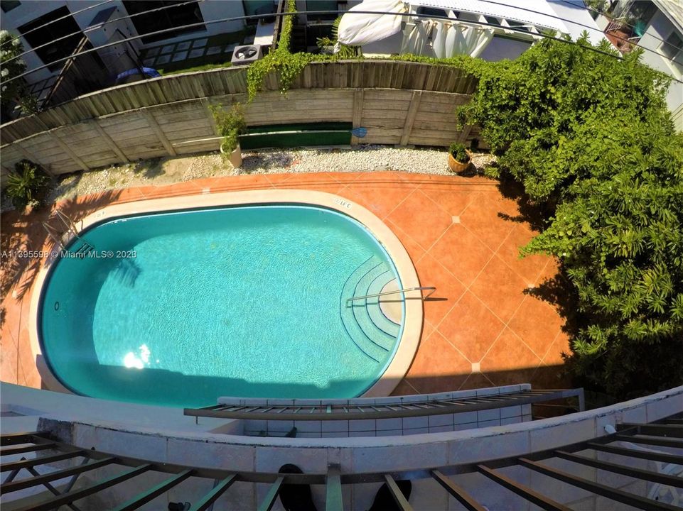 View of the pool