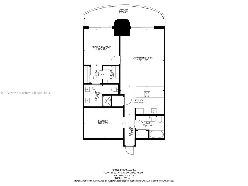 Recently Rented: $6,000 (1 beds, 2 baths, 1022 Square Feet)