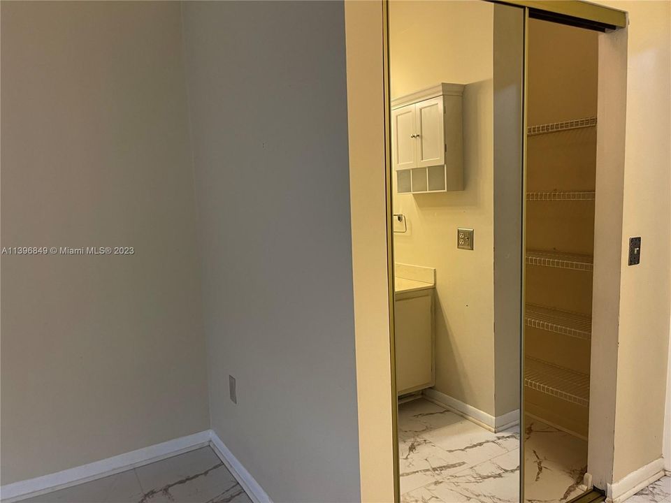 Master bedroom walk-in closet