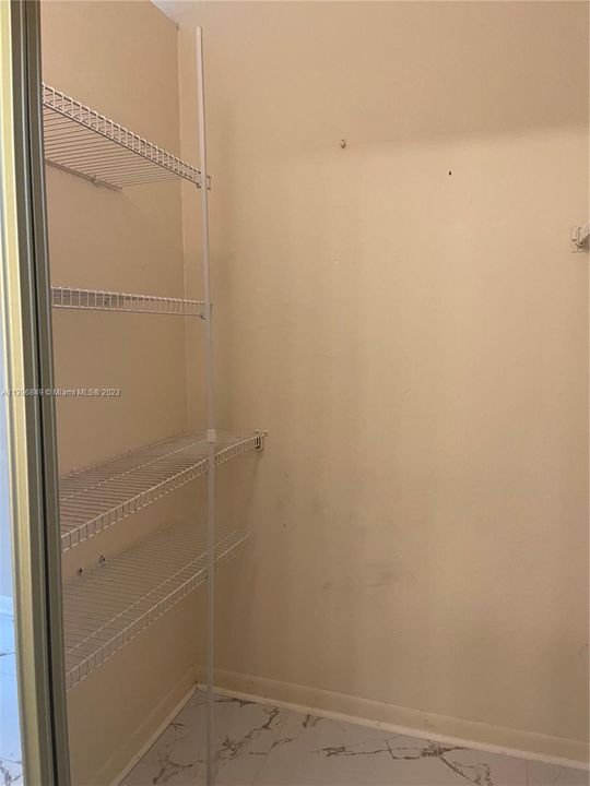 Master bedroom walk-in closet