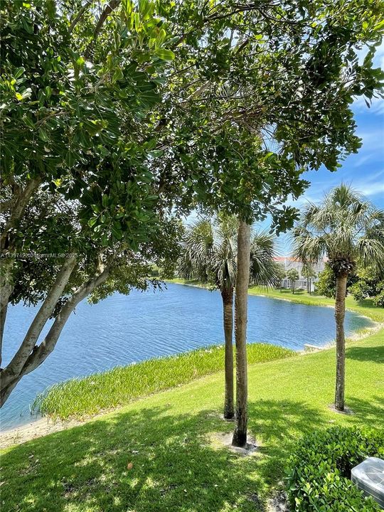 Lake from balcony