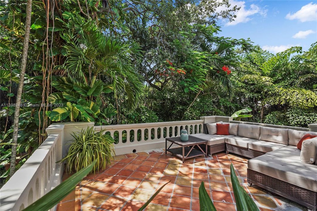 terrace off the main Bedroom