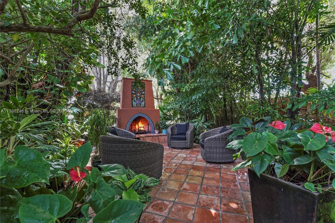 Outdoor Fireplace