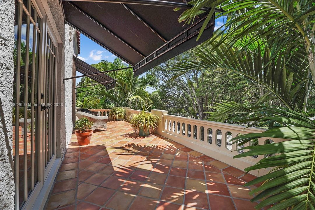 Terrace off the main Bedroom