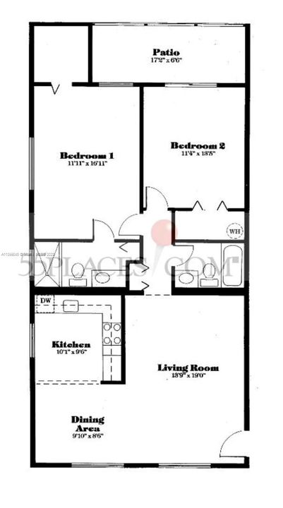 Recently Sold: $215,000 (2 beds, 2 baths, 1166 Square Feet)