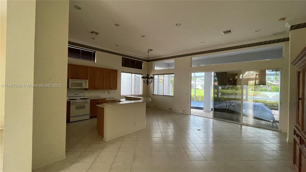 Kitchen-Family Room Area