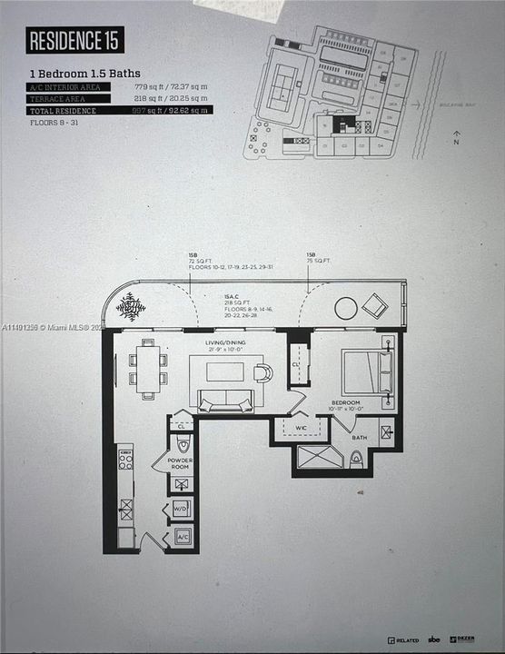 For Rent: $4,000 (1 beds, 1 baths, 621 Square Feet)