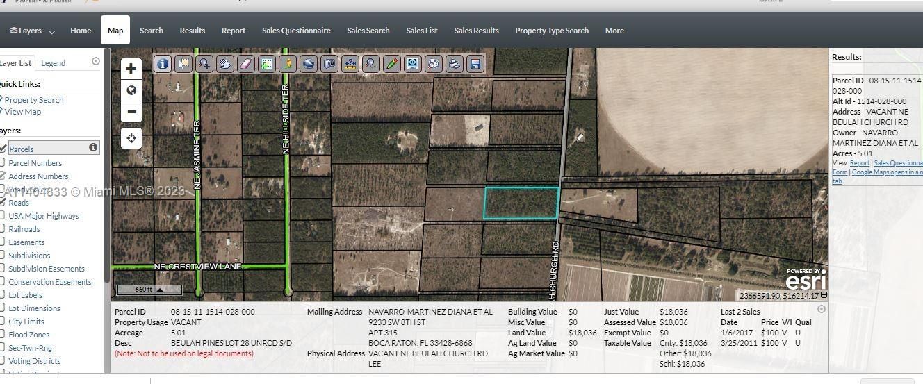 Recently Sold: $57,000 (5.00 acres)