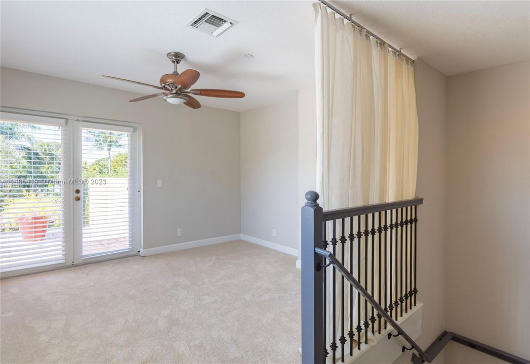 Third Floor den - view from the stairs