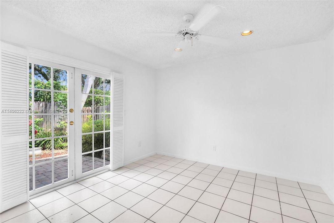 Sitting area/office/home gym  or extra room next to the master bedroom.