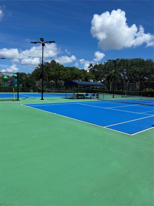 Tennis courts