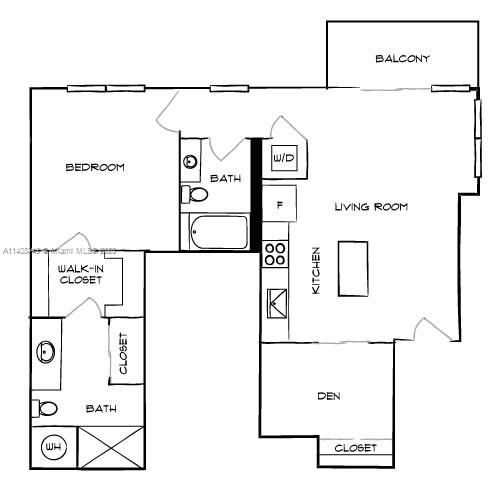 Recently Rented: $3,542 (1 beds, 2 baths, 993 Square Feet)