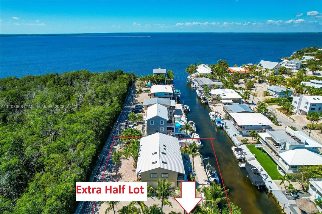 Oversized lot is a full lot and one half!