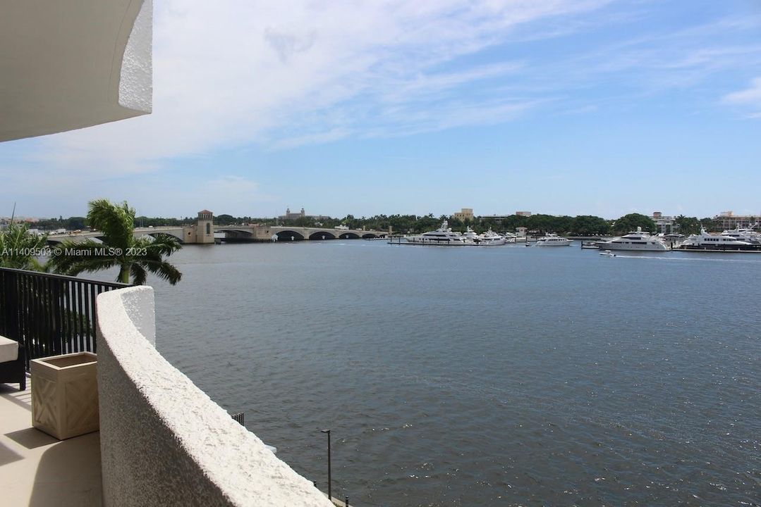 Intracoastal Waterway view north to Breakers