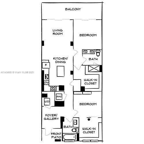 Recently Rented: $6,055 (2 beds, 2 baths, 1330 Square Feet)