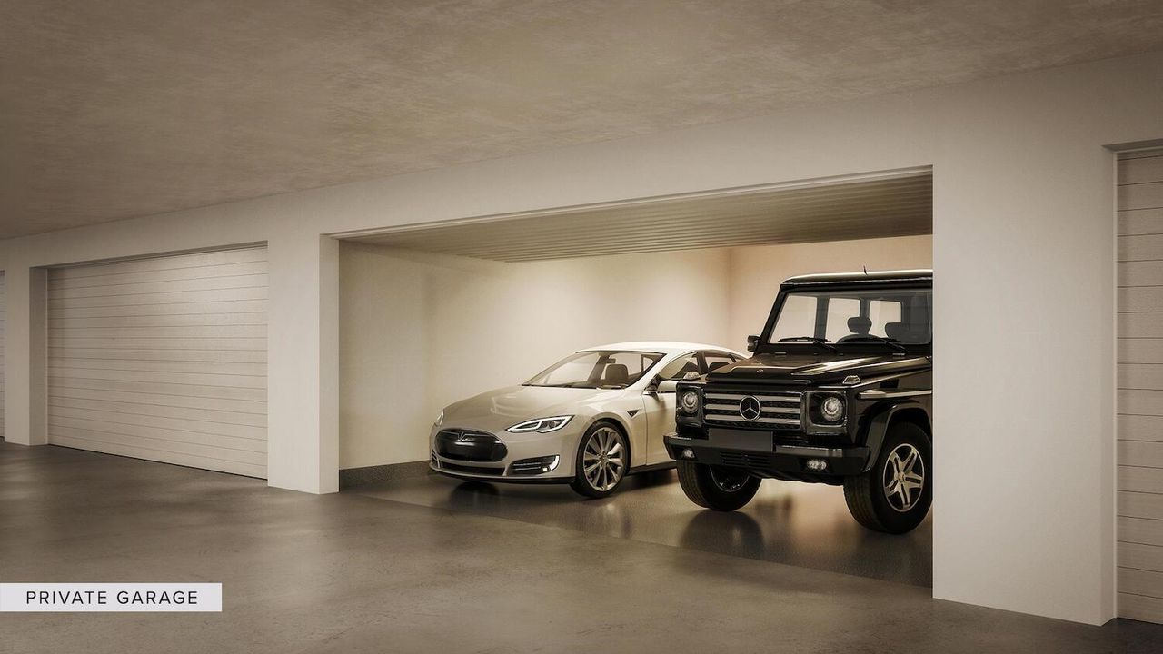 Private 2 car garages