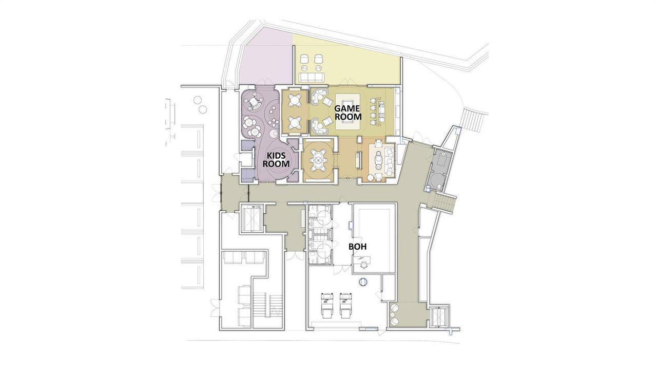 Lower Level Amenities