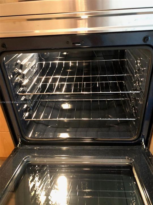 New oven, microwave and dishwasher.