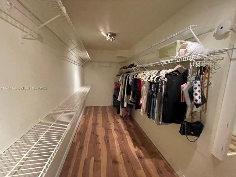 HUGE MASTER CLOSET