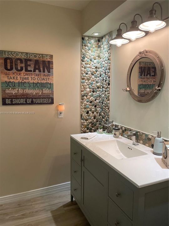 NAUTICAL GUEST BATHROOM