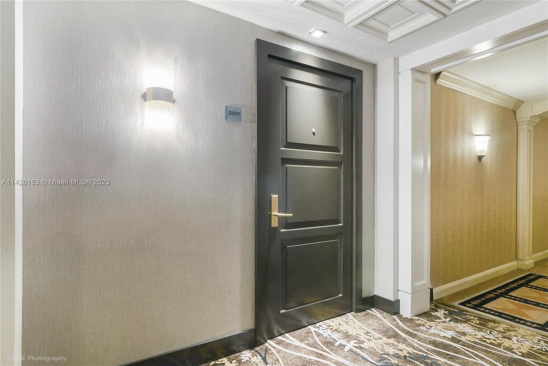 The new entrance after renovation.