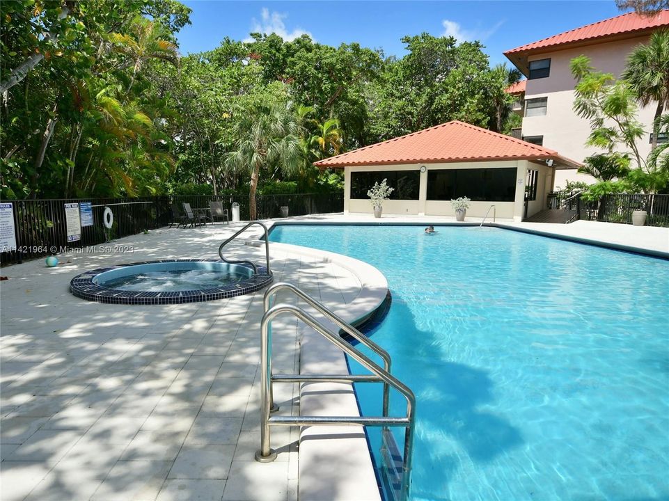 Jacuzzi/Spa by the big pool
