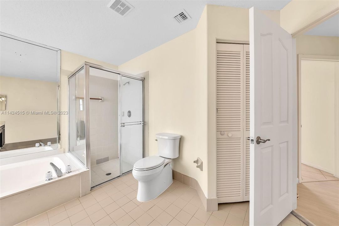 Another angle of primary bathroom.