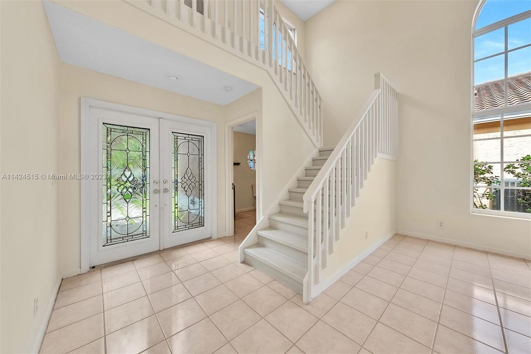 Double Door Entry Way.