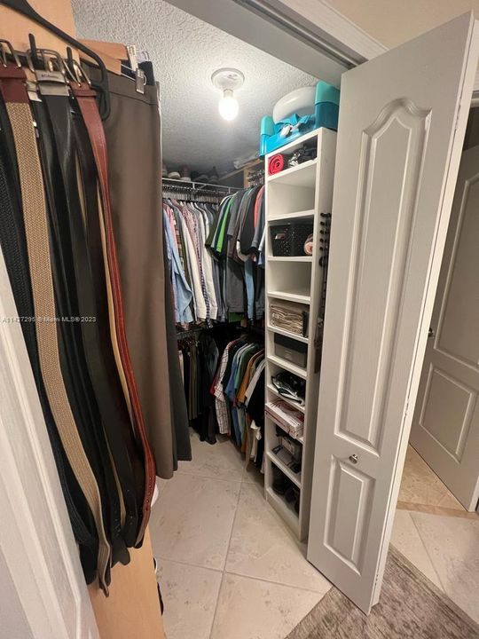 Master bedroom closet