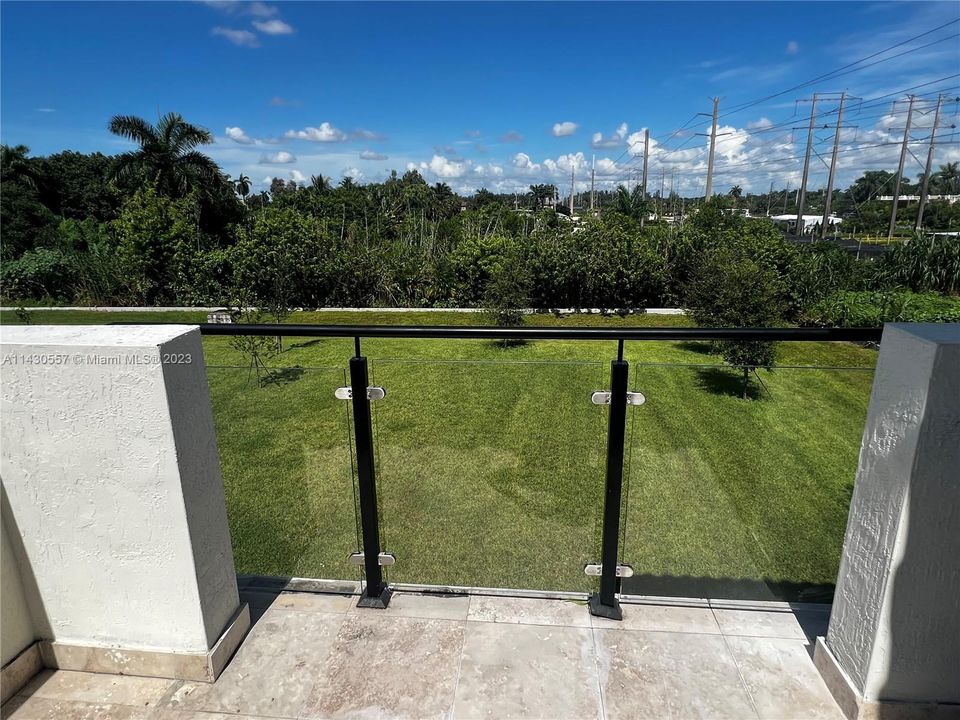 View from Master Bedroom Balcony