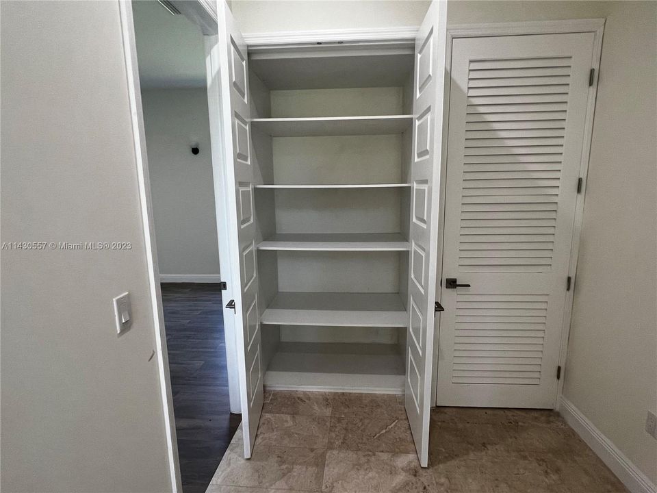 Closet Outside Downstairs Bedroom