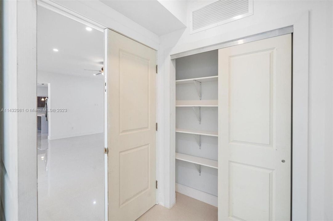 Master bedroom entrance
