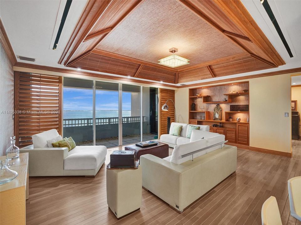 Enjoy Unobstructed  Water Views from Living Room