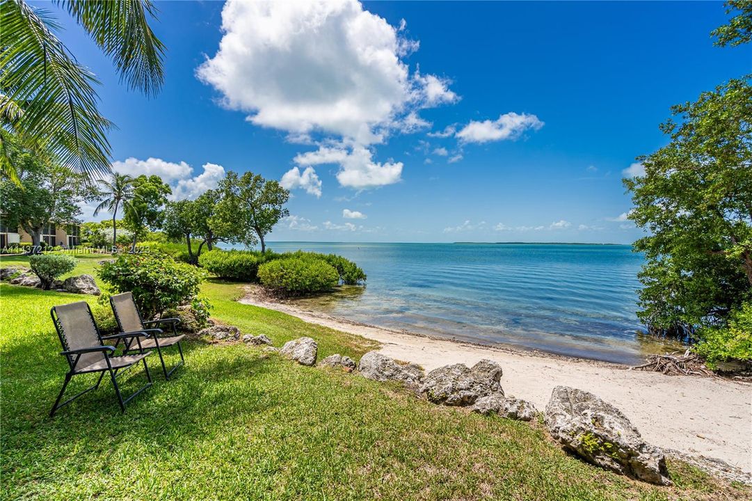 Beach Front location on the Bay!