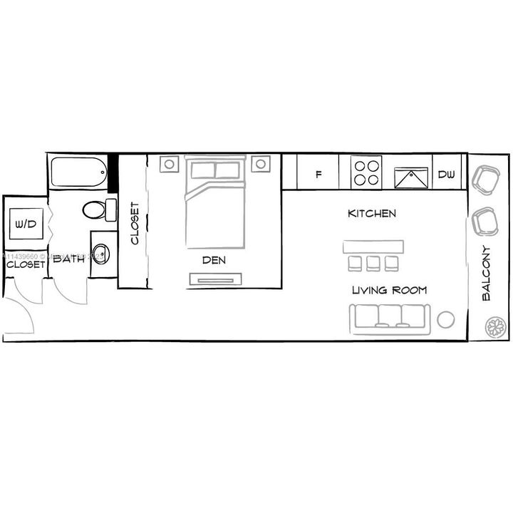 Recently Rented: $2,198 (0 beds, 1 baths, 642 Square Feet)