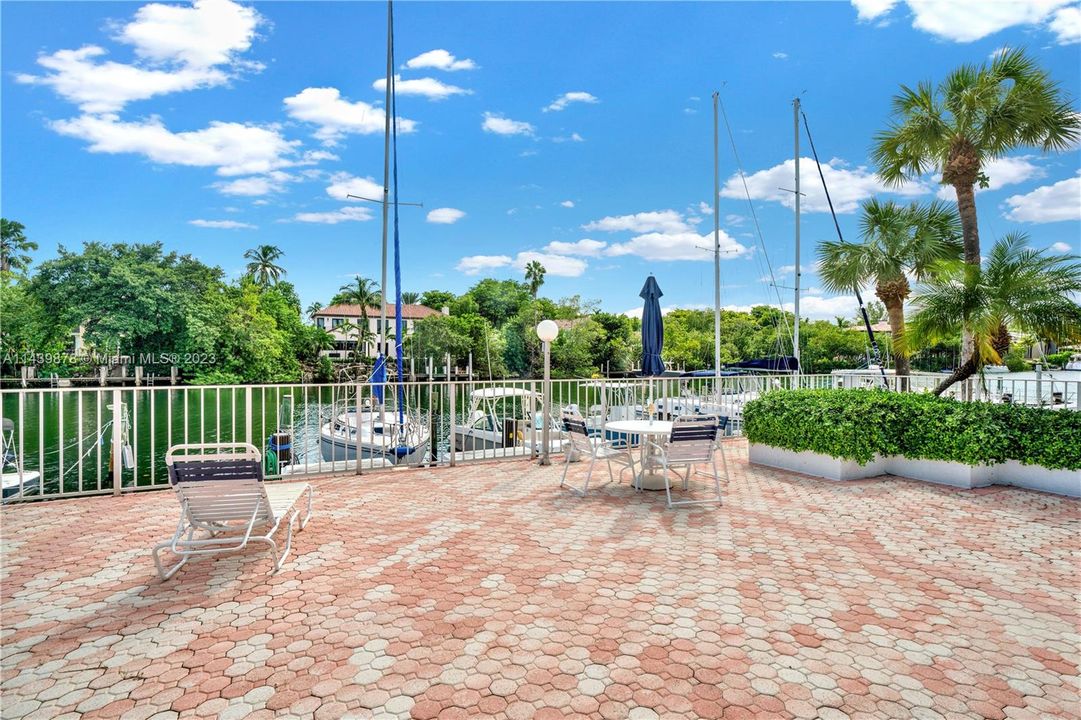 Lots of space on the patio to tan or lounge, gather with friends and watch the sunset