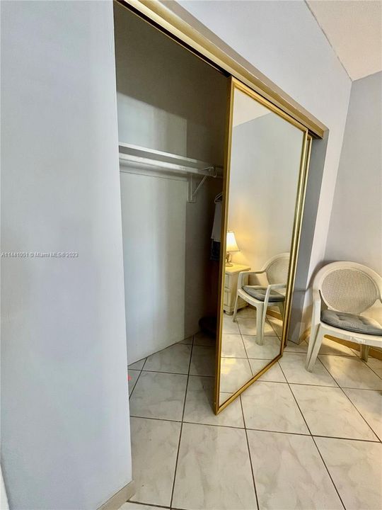 spacious bedroom closet