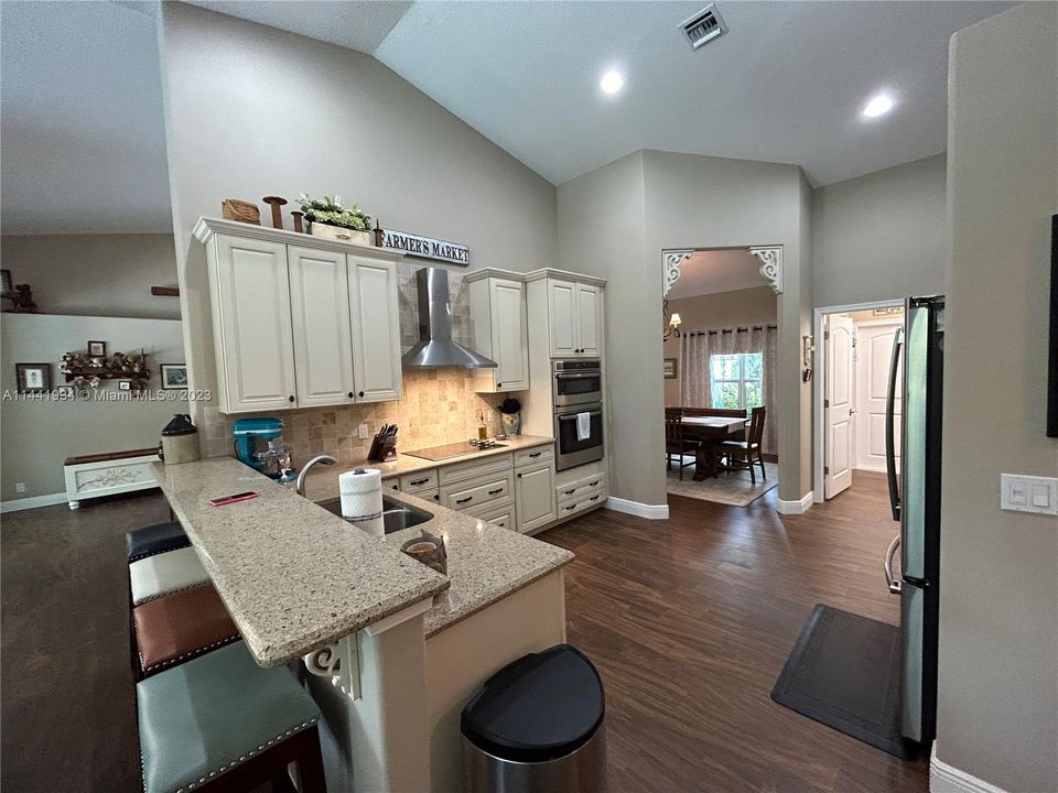 Open Kitchen to family room