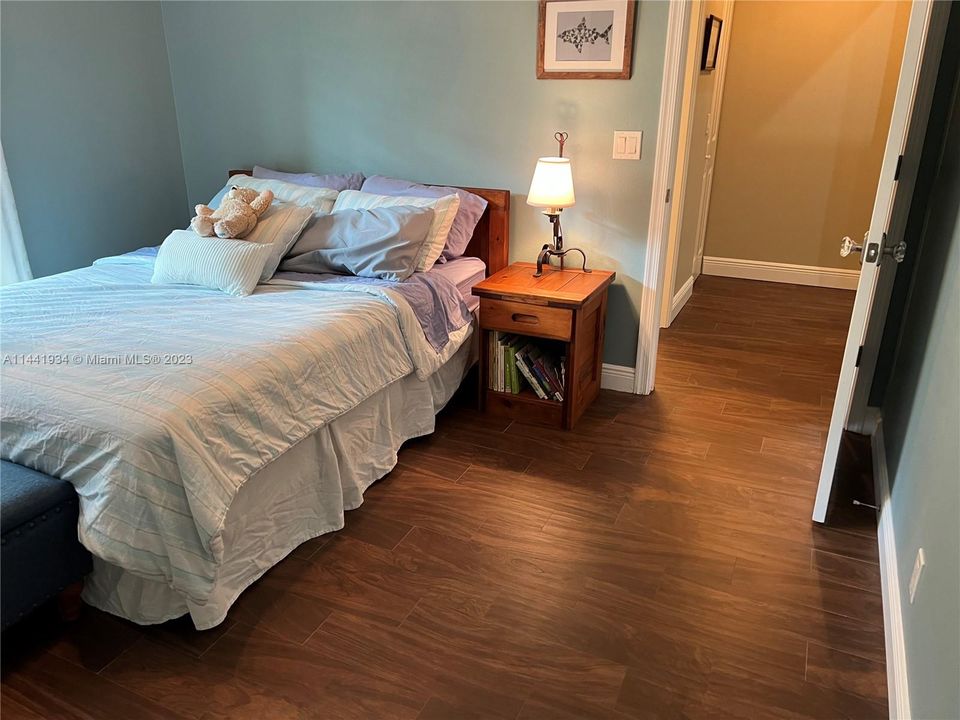 2nd Bedroom - Brand new Wood Tile to match whole house