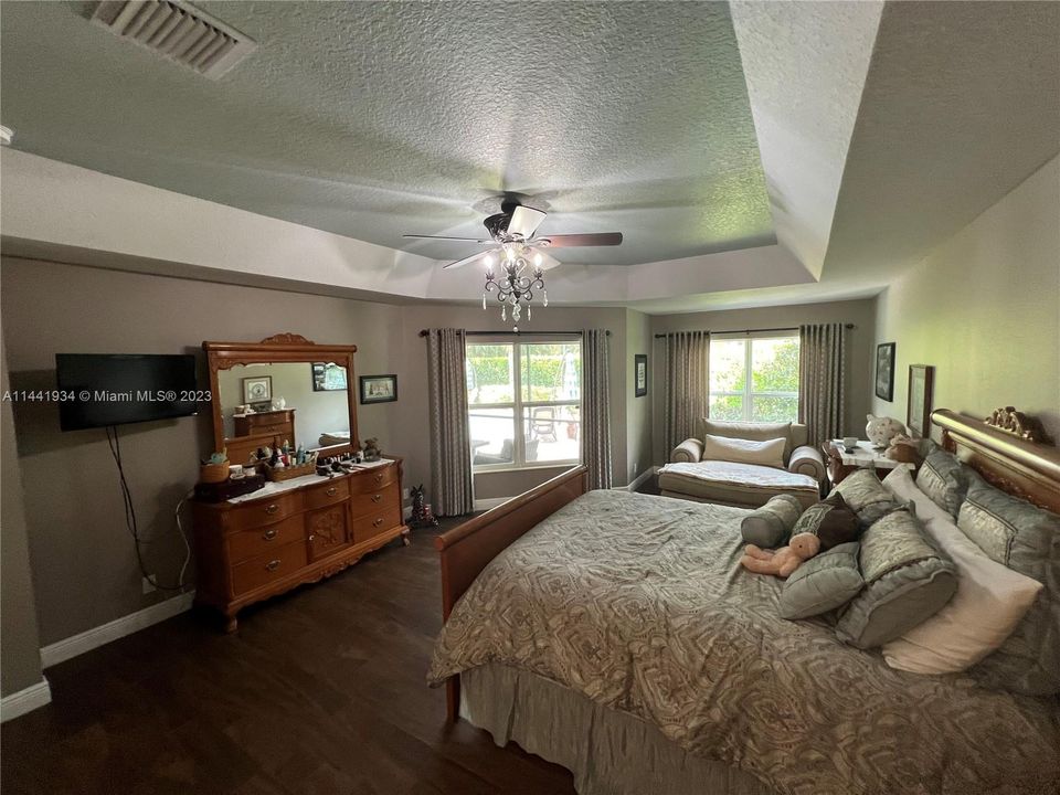 Brand new Wood Tile Floors in Master Bedroom