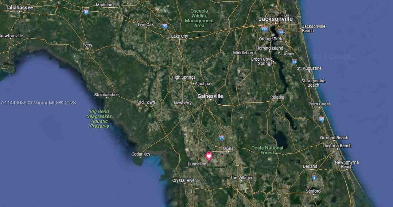 North Central Florida. West of Ocala FL.