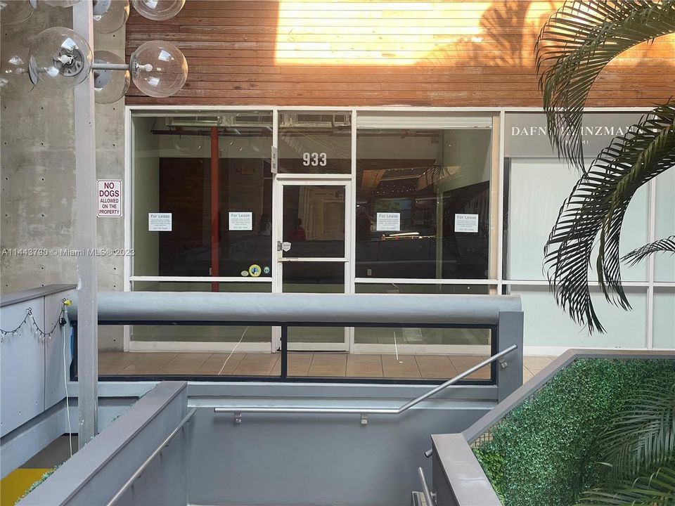 Entrance to the Unit