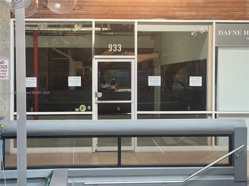 Entrance to the Unit