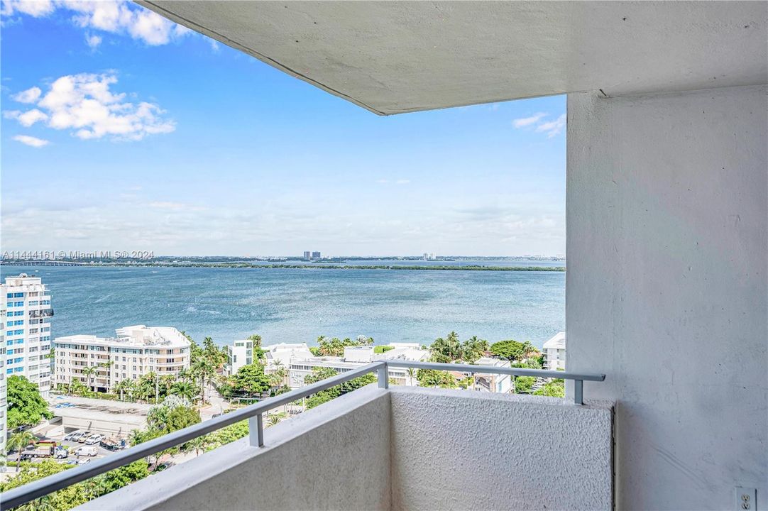 Spacious Balcony with a view