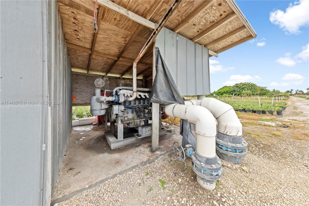 CURRENT USE IS AS A MIST HOUSE. THIS HOUSER  IS USING A HIGH PRESSURE PUMP.. 6 VENTILATION FANS,EQUIP SHED PLUS IN DISTANCE. DRY SPACE GREAT FOR STORAGE OF BUILDING MATERIALS IF DESIRED.