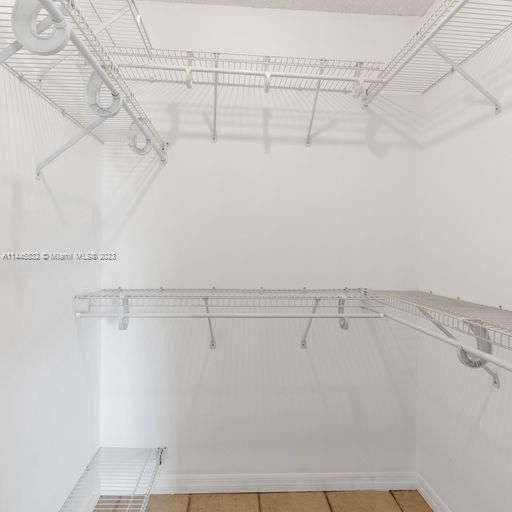 Master walk in closet