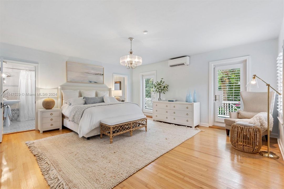 Primary bedroom suite occupies entire 2nd floor