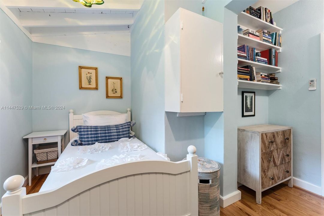 Magical and fun Flexible space at lower stair landing.