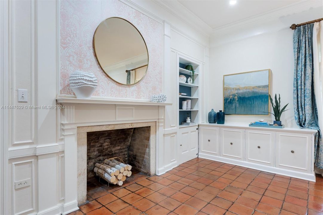 Fireplace in Living room